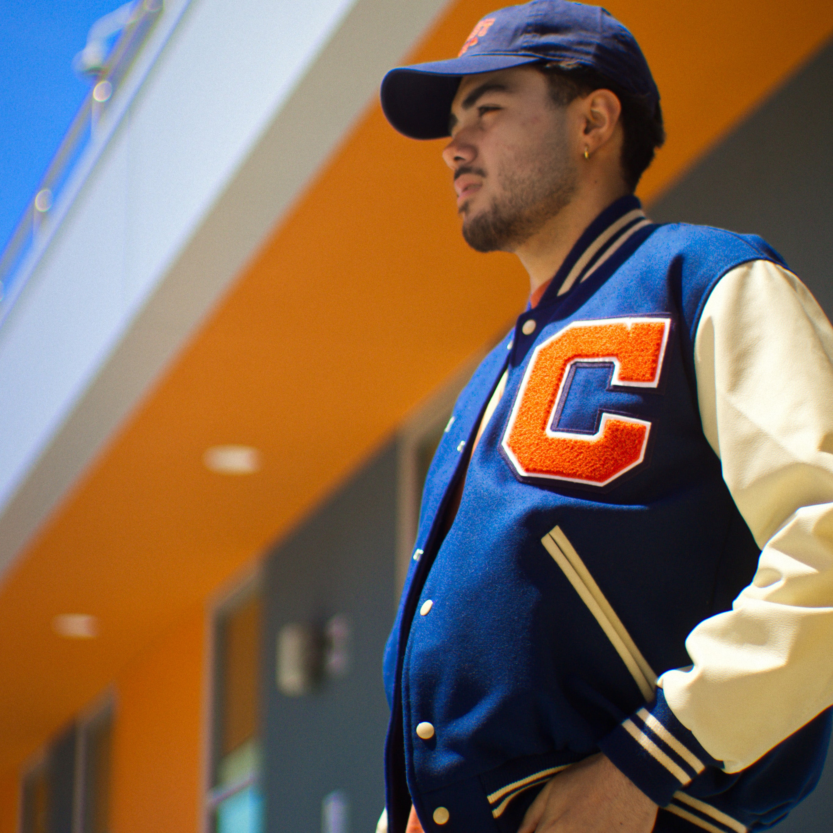 ジャケット・アウター Dime Letterman Wool Jacket Almond Kicky ALL Wool Varsity Jacket Letterman Baseball Bomber