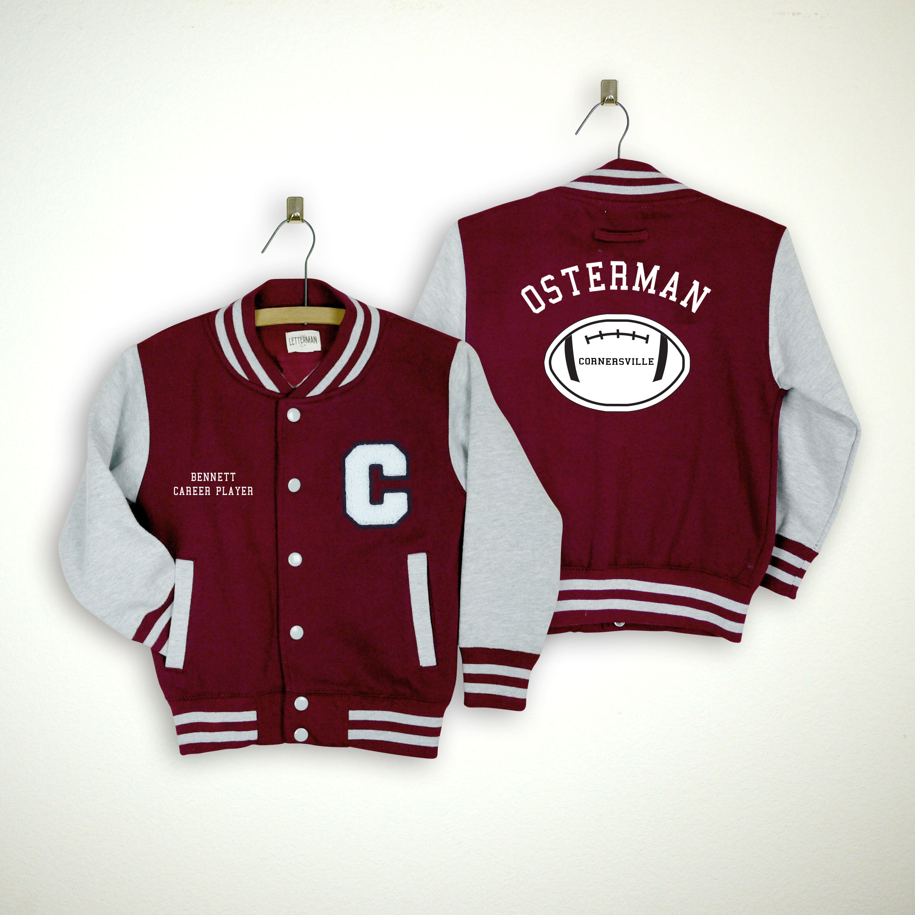 State Chenille Letterman Jacket Custom Patch made in USA 