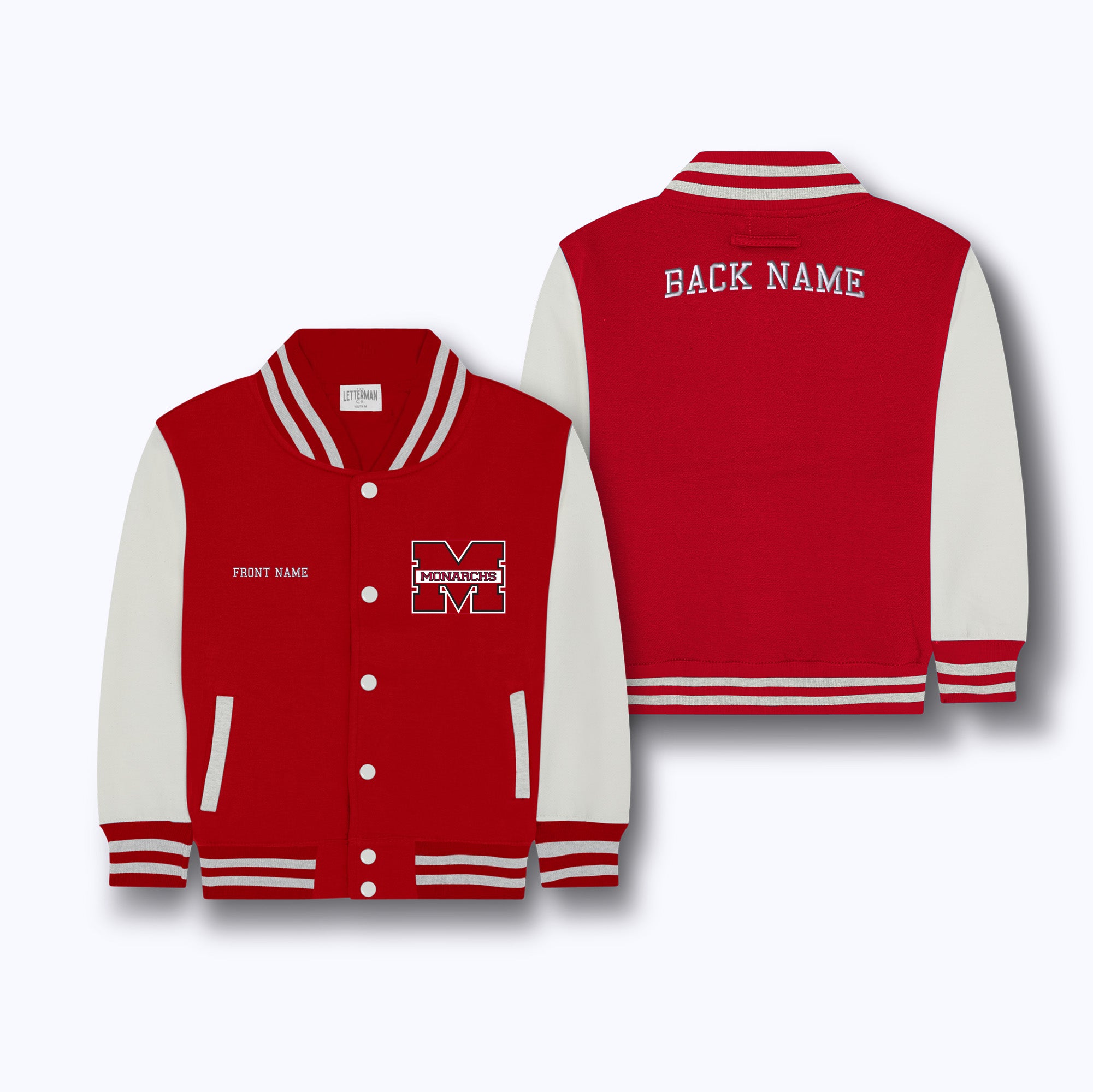 Team Letterman Monarchs Varsity Jacket