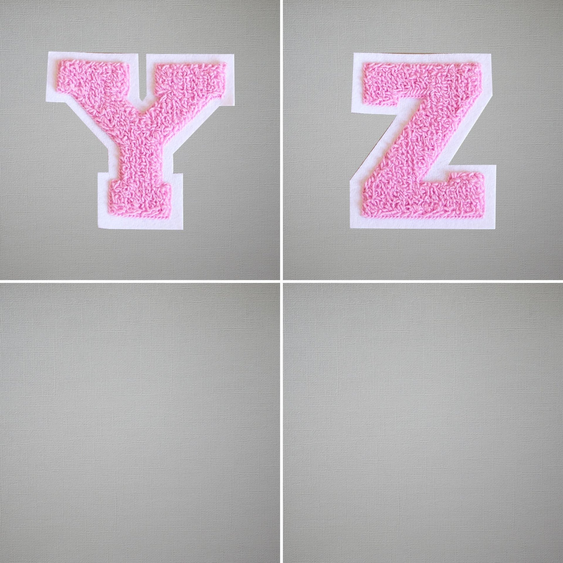White Chenille Letters – Pink a Lilly Pulitzer Signature Store