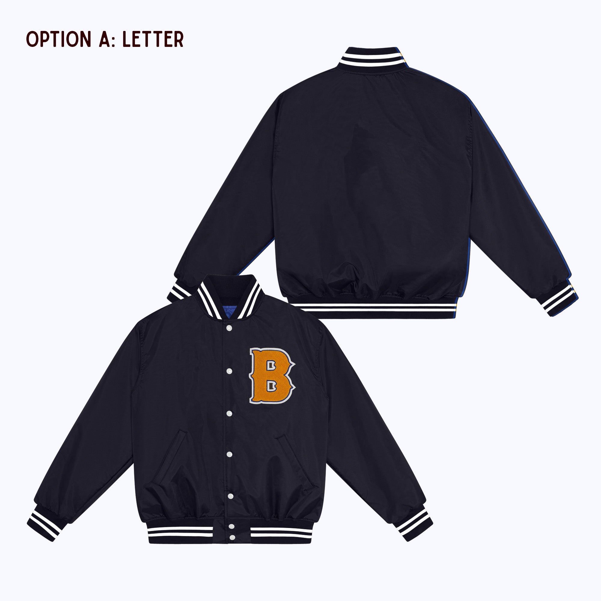 ジャケット・アウター classiclogo nylon varsity jacket Nylon Varsity Jackets
