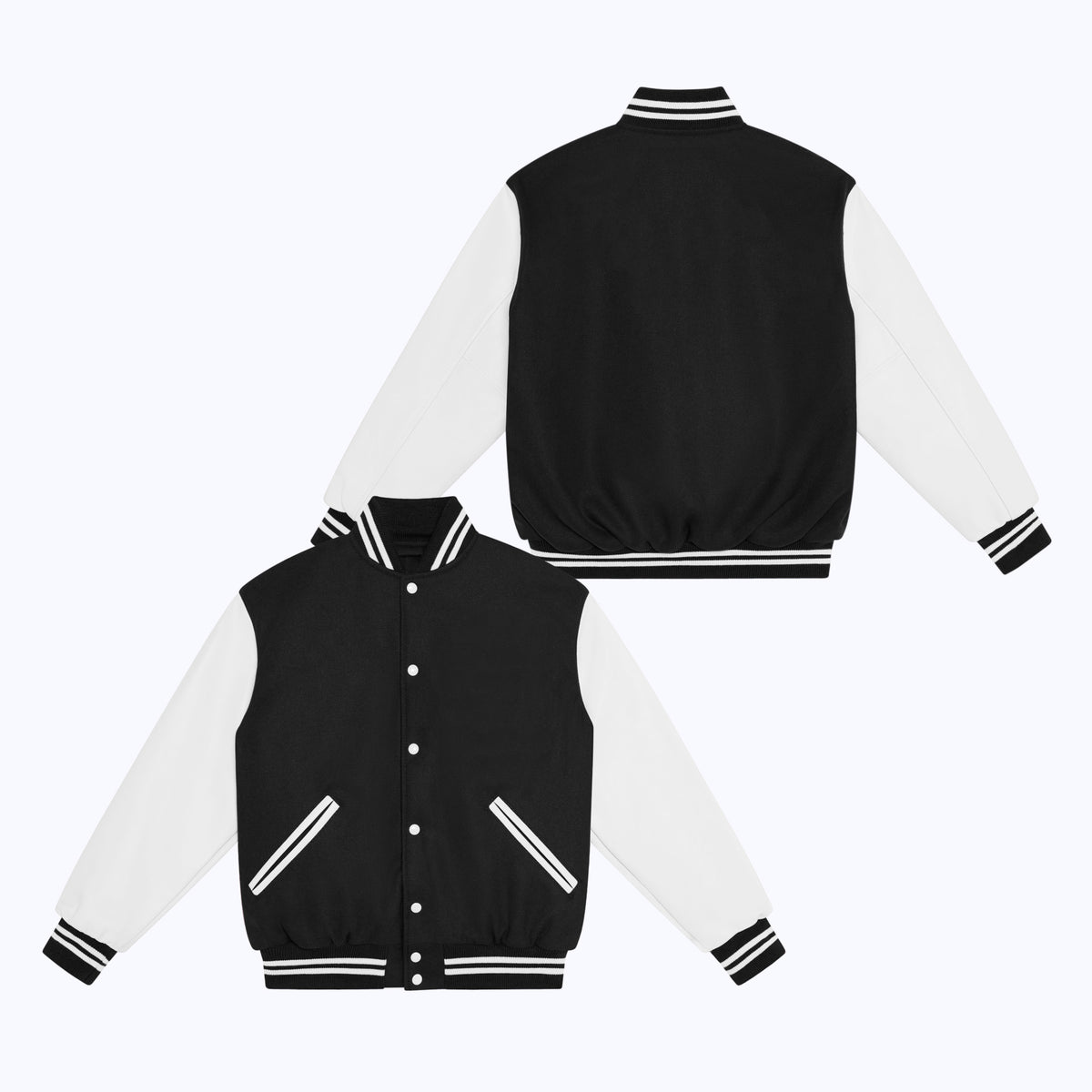 Wool Leather Varsity Jacket