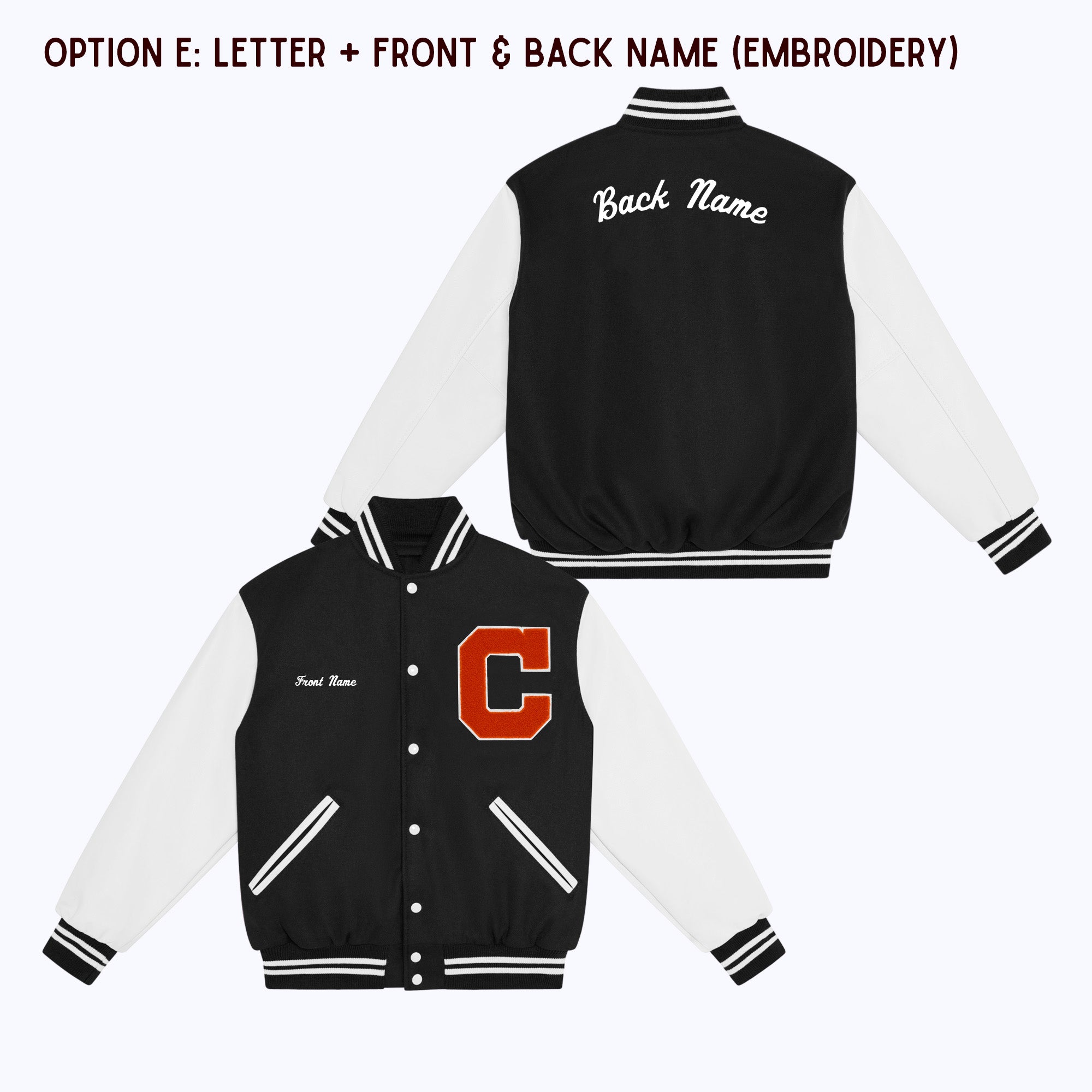 ジャケット SATUR S Applique Wool Varsity Jacket 4FT1320 SATUR S Applique Wool Varsity Jacket 4FT1320