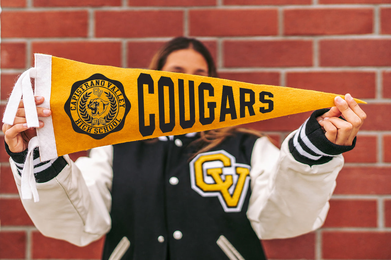 Capo Valley HS Seal Cougars Pennant