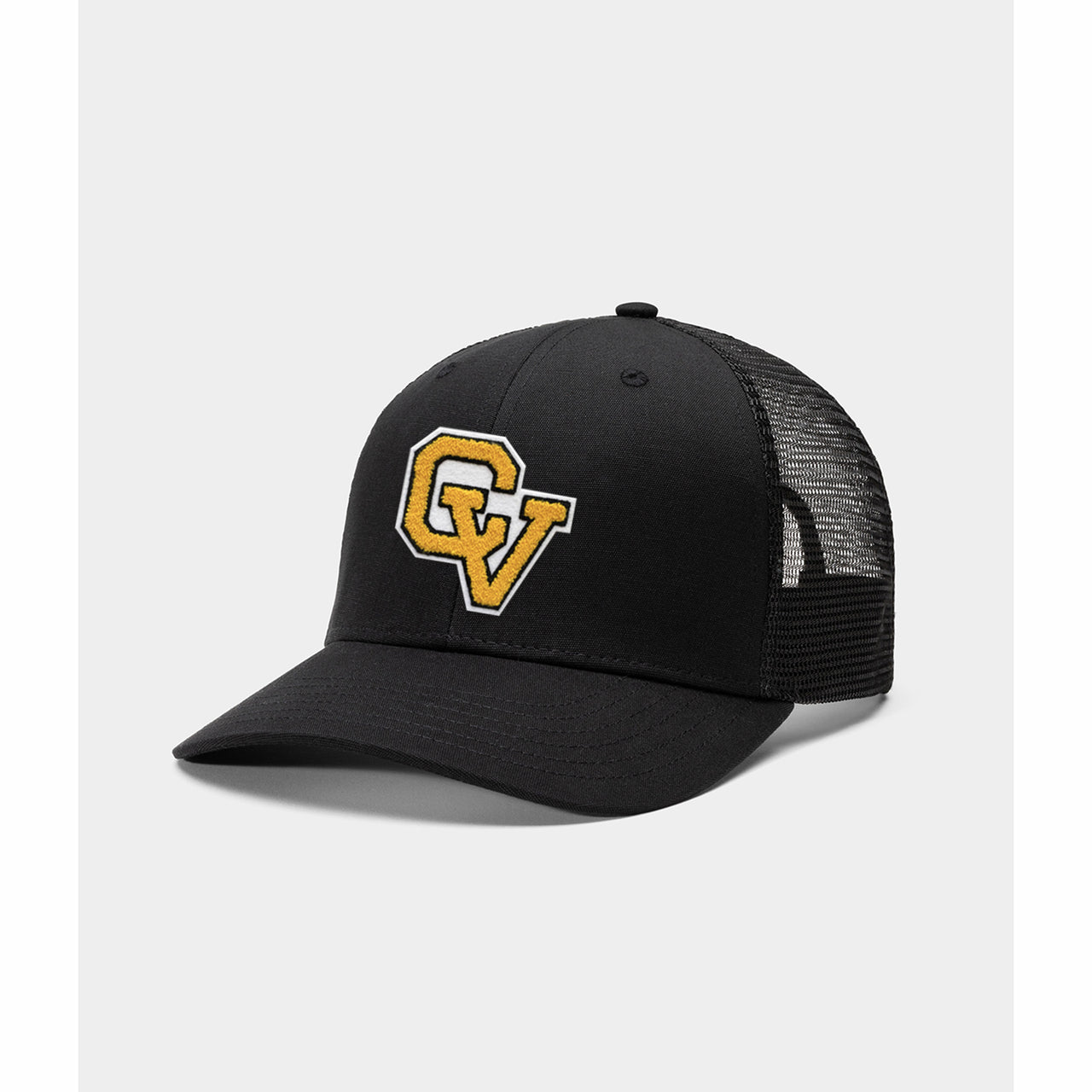 Capo Valley Chenille Monogram Patch Trucker Cap