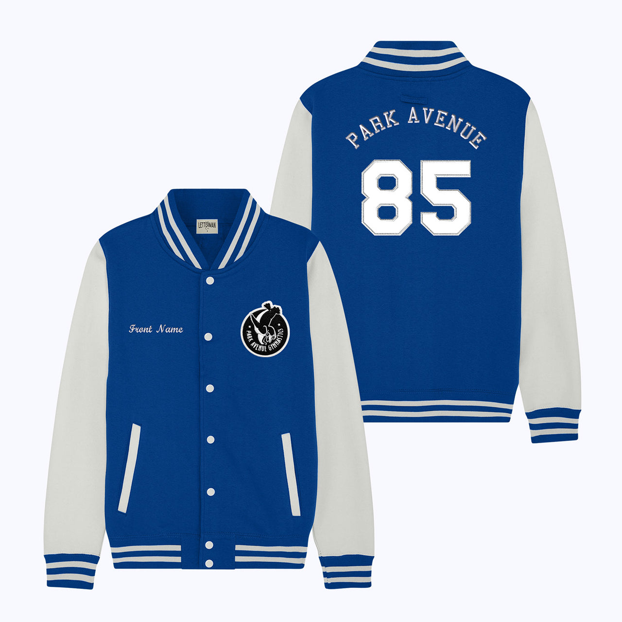Park Avenue Gymnastics Adult Sweatshirt Varsity Jacket