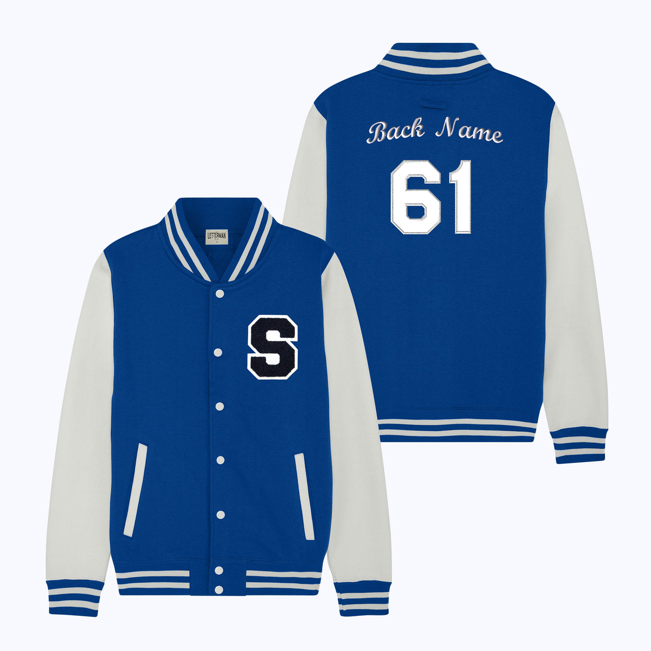 STUDIO 61 Sweatshirt Varsity Jacket