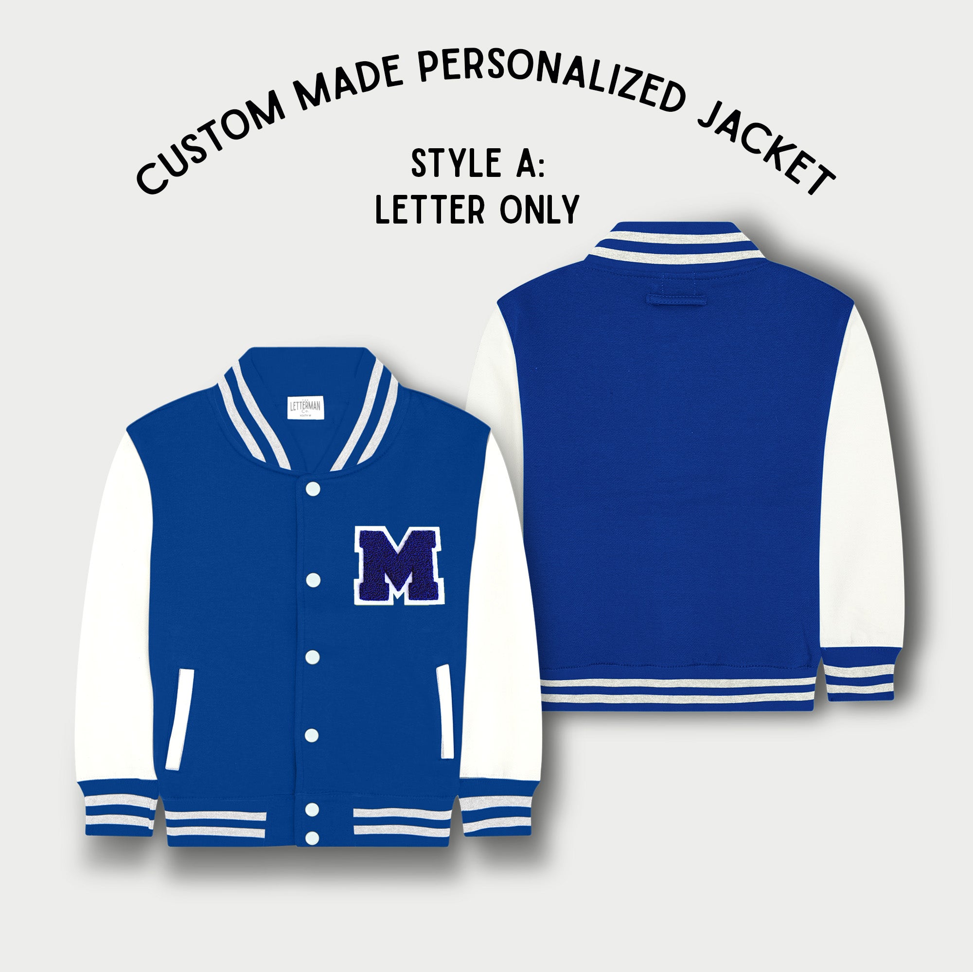 Varsity jacket 2024 royal blue