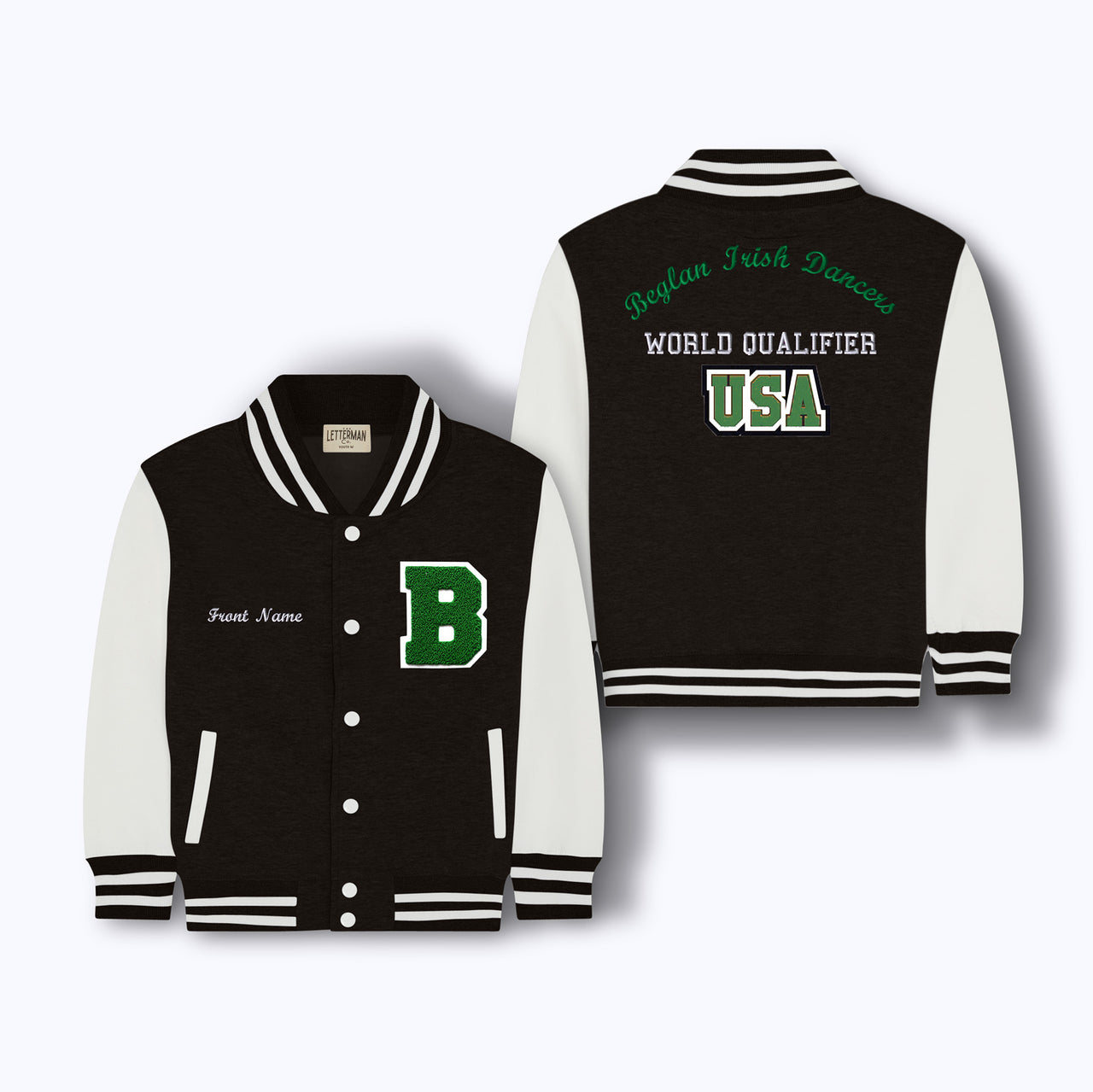 TEAM Beglan Irish Dancers Varsity Jacket