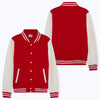Adult Varsity Jacket RED/WHITE