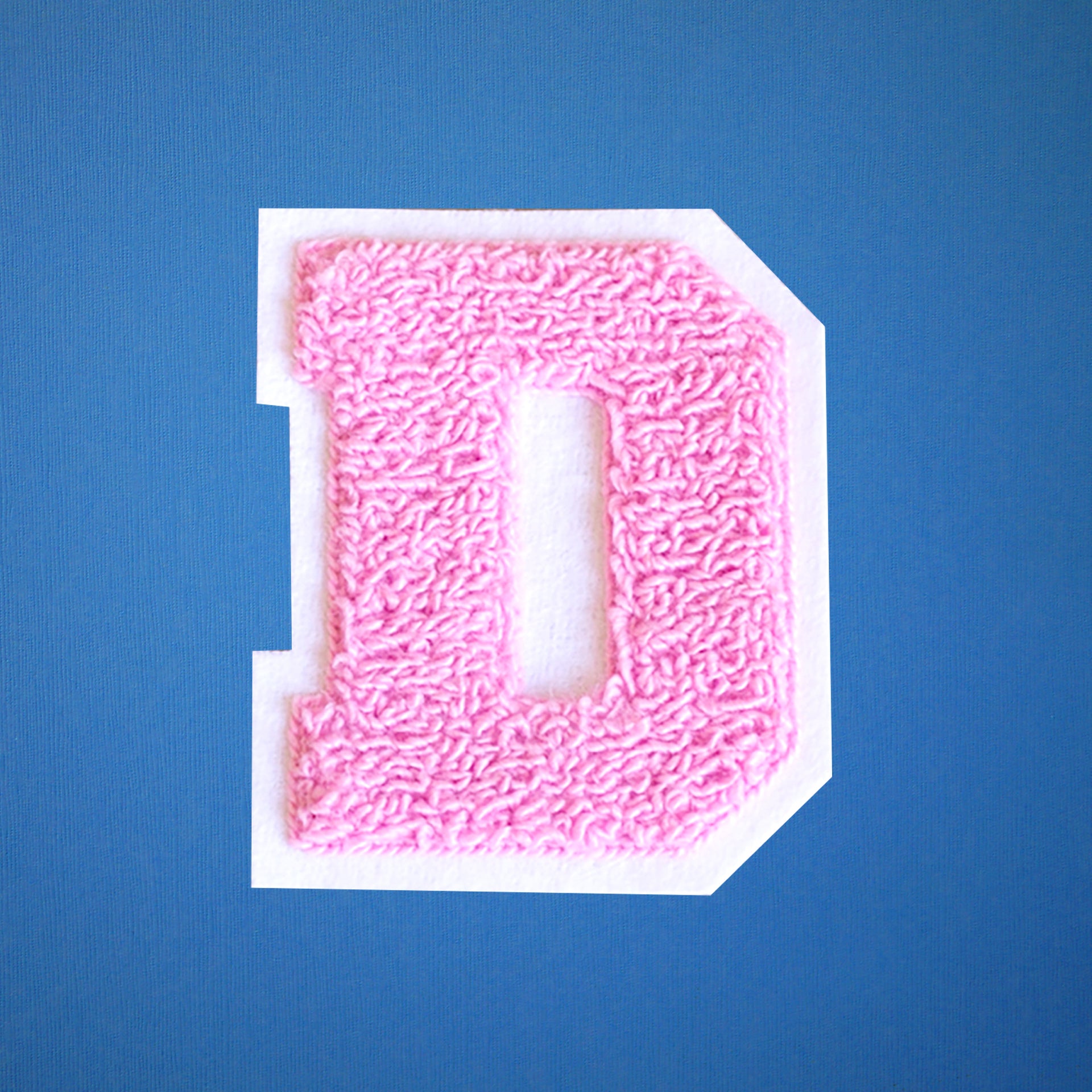 104PCS Adhesive Chenille Letter Patches & Number Stickers, 3 Packs AZ  Letter Patches Stick On Pink White Varsity Felt Letter Patches Love Cat Paw