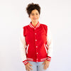 Adult Varsity Jacket RED/WHITE