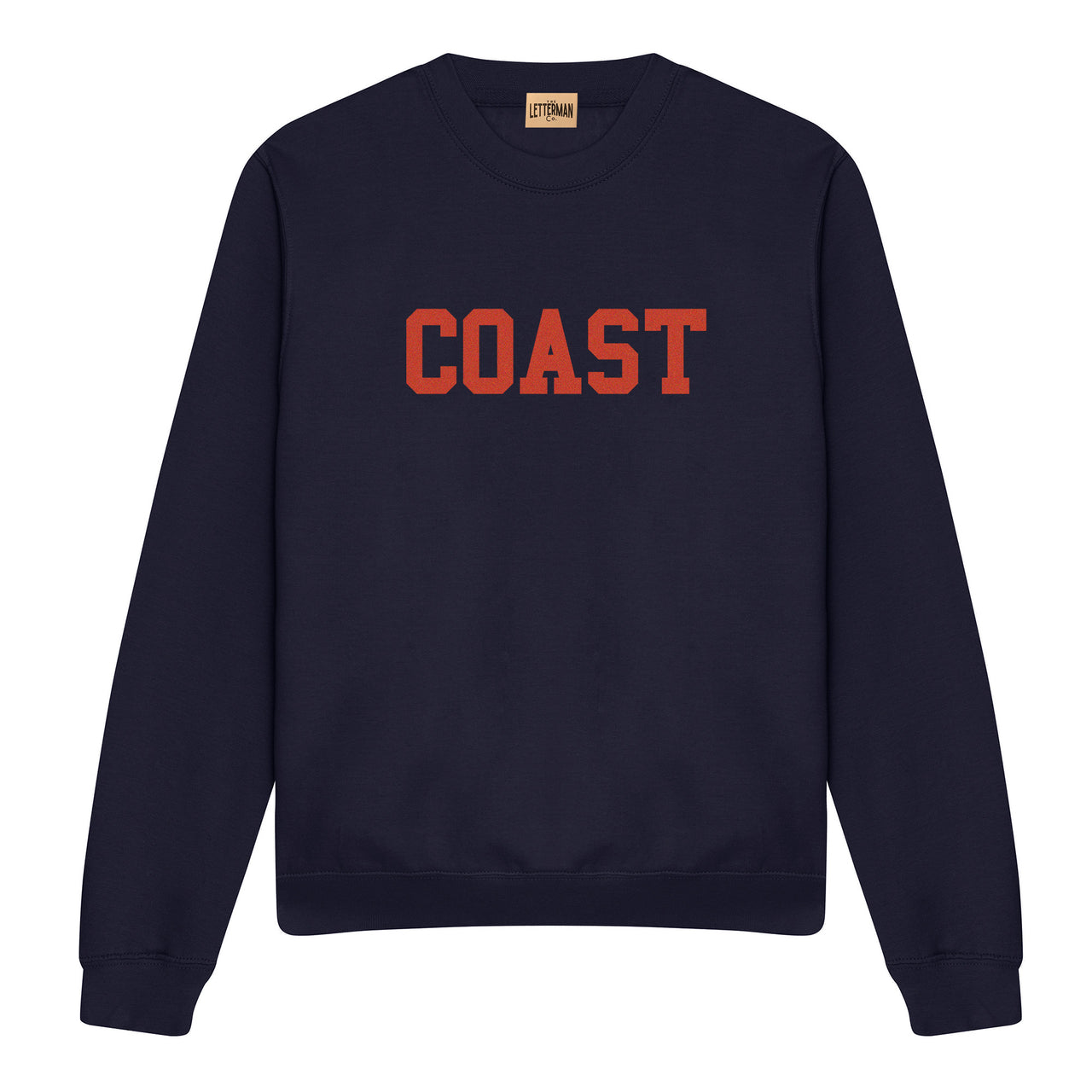 COAST FELT LETTER SWEATSHIRT