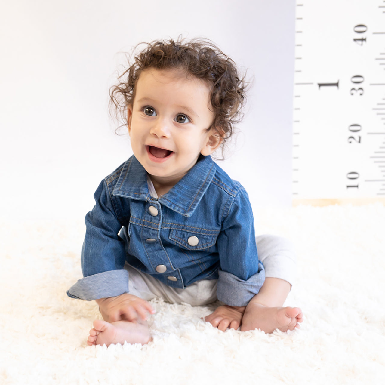 Custom Letter Baby Toddler Denim Jacket