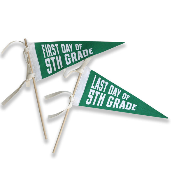 First Day Last Day School Pennant - BRIGHTS