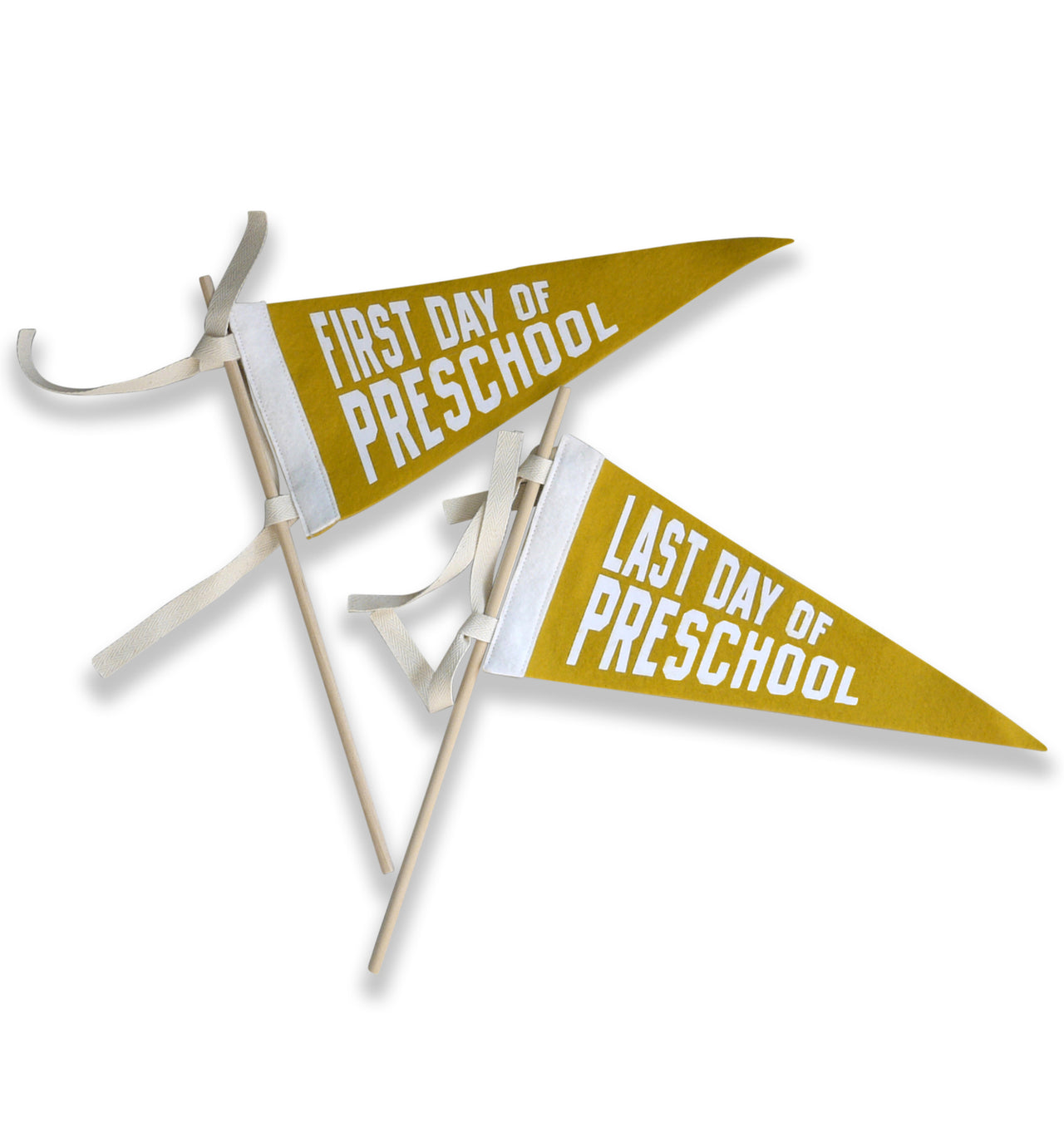 First Day Last Day School Grade Pennant - BRIGHTS
