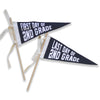First Day Last Day School Pennant - NAVY