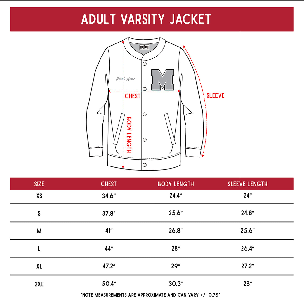 Adult Sweatshirt Varsity Jacket GREY MARL